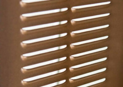 Grille de ventilation emboutie pour bâtiments