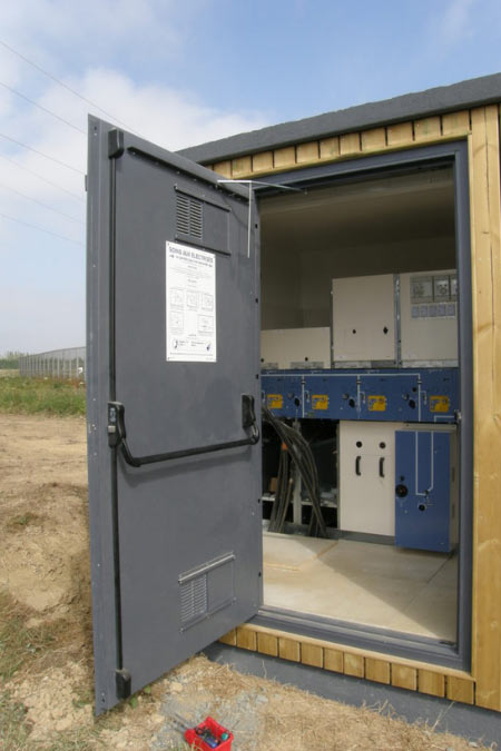 Porte de local éolien